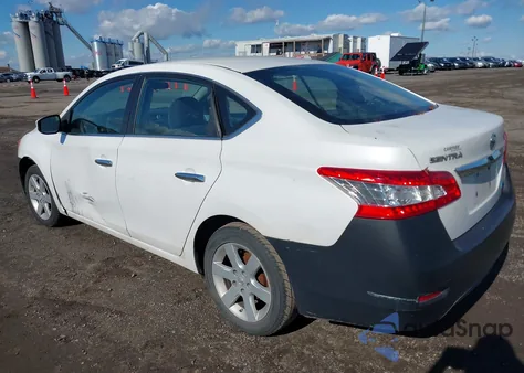 2014 Nissan Sentra S from USA, damaged, VIN 3N1AB7AP2EL630201